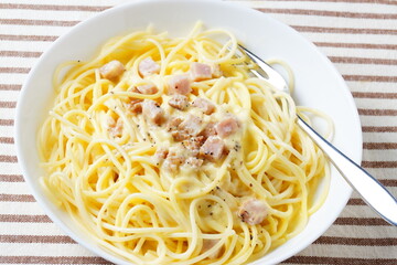 カルボナーラ　イタリア料理