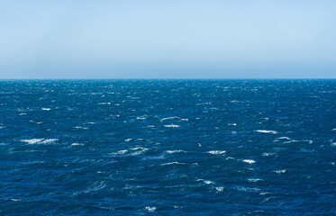 Sea surface on windy day