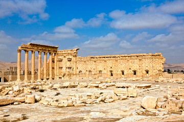 Fototapeta na wymiar Palmyra Temple of Bel