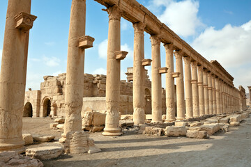 Colonnade Palmyra Syria