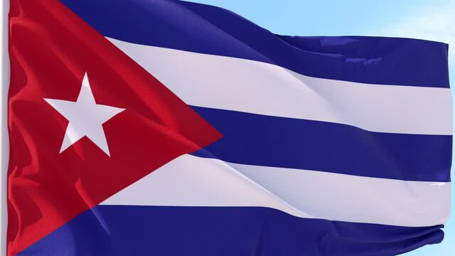 Cuba Flag Looping Background