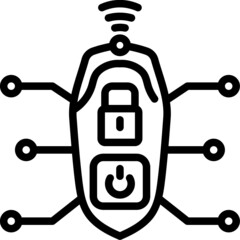 Obraz premium smart key icon