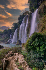 Ban Gioc or Detian waterfall in Cao Bang