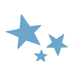 Obraz premium simple illustration of stars