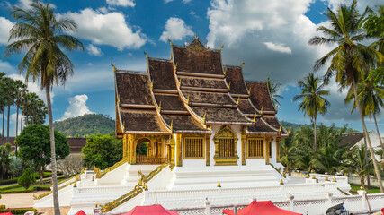 Temple in Royal Palace Museum Luang Prabang, Laos.
