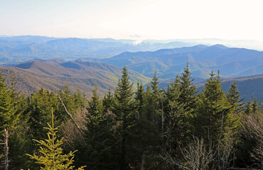 View from Clingman Dome - Great Smoky Mountains NP, Tennessee