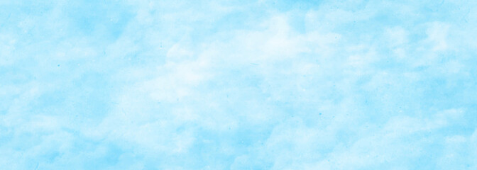 Abstract watercolor painting blue sky and beautiful cloudscape for background, white cloud detail in blue sky vector illustration background with copy space for text design, greeting card, template.