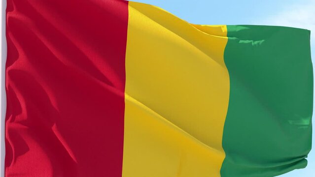Guinea Flag Looping Background