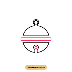 pet bell icons  symbol vector elements for infographic web