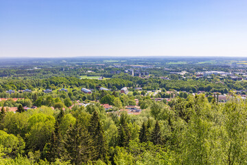 Fototapeta na wymiar Aerial view of a residential area