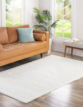 Modern living area rug