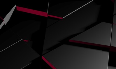 Dark Chaotic Poligon Surface Background