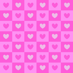Abstract geometric background. Abstract heart background. heart style, seamless vector pattern for background, print, paper, wrap