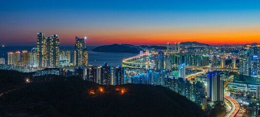 부산 약수암 야경