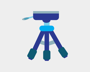 tripod icon equipment for camera stand 