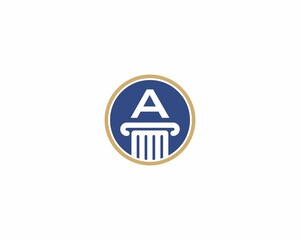 Letter A, Law Logo Vector 001