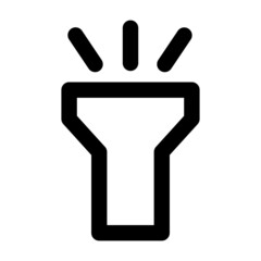 Flashlight User Interface Icon