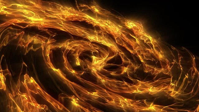 Abstract scientific fantasy background light energy waves forms circling fluctuating shiny particles projections rays loop