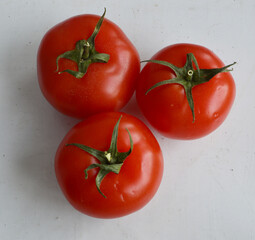 tomatoes on a Light background 