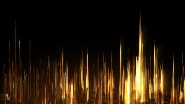 Abstract  fantasy background energy wave spiky shiny form turning loop