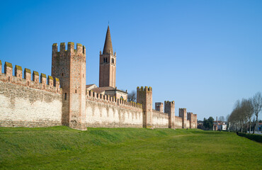 Fototapeta premium Montagnana, a medieval beautiful town
