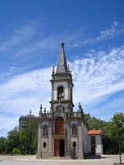 Fototapeta na wymiar Capela de Nossa Senhora das Dores, chapel in Trofa, Norte - Portugal 