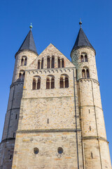 Fototapeta na wymiar Towers of the monastery church of Magdeburg, Germany