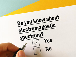 Questionnaire about space technology