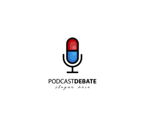 US Debate Show Podcast Debate logo	
