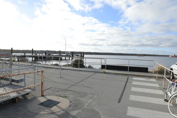 Photo of Rous Head Wharf on a cloudy day in Fremantle