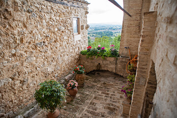 Gärtchen der hl. Klara, San Damiano, Assisi, Italien