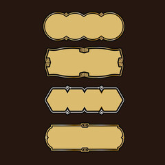 set of chinese vintage frames