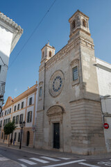 Fototapeta na wymiar Church of San Jose, Mahon, Menorca, Balearic Islands, Spain. It was built in 1738