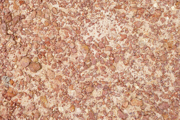 background red gravel road in the countryside