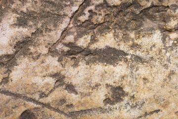 beautiful patterned stone floor was eroded by water and wind.