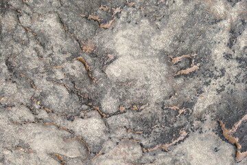 beautiful patterned stone floor was eroded by water and wind.