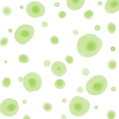 Cartoon green and white watercolour splashes background 