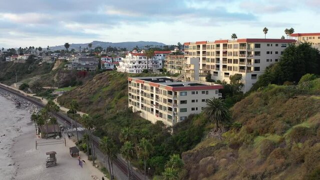 San Clemente, California, Pacific Coast, San Clemente City Beach, Aerial View