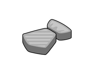 Necktie isometric design icon. Vector web illustration. 3d colorful concept