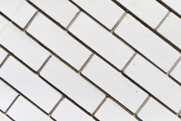 white brick wall background, texture