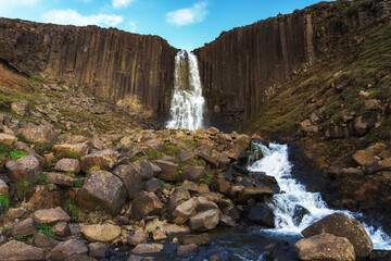 Studlafoss waterfall in East Iceland