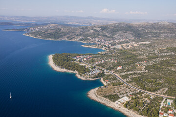 aerial view of the Croatia