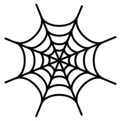 black spider web icon