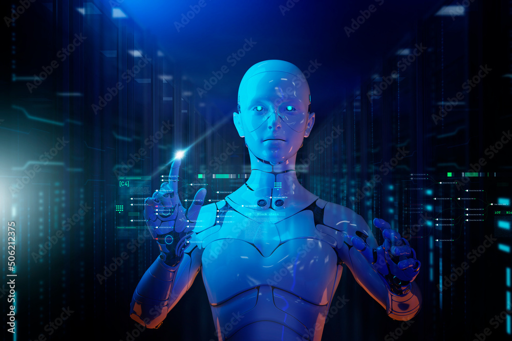 Poster ai robot process automation rpa document management system dms for company digital transformation pa