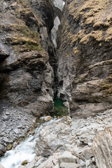 Incredible Viamala canyon in Grison in Switzerland