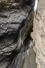 Incredible Viamala canyon in Grison in Switzerland