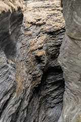Incredible Viamala canyon in Grison in Switzerland