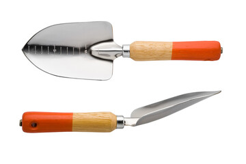 Garden trowel. It used to scoop or shovel the soil