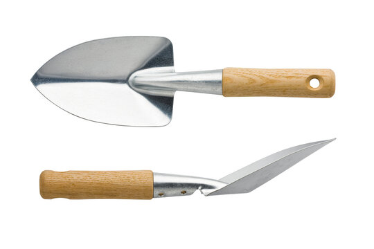 Garden trowel. It used to scoop or shovel the soil