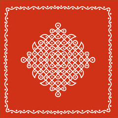 Nelli Kolam with Border